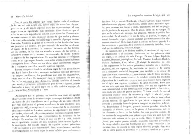Las Vanguardias Artisticas Del Siglo 20 Mario De Micheli Ebook Download